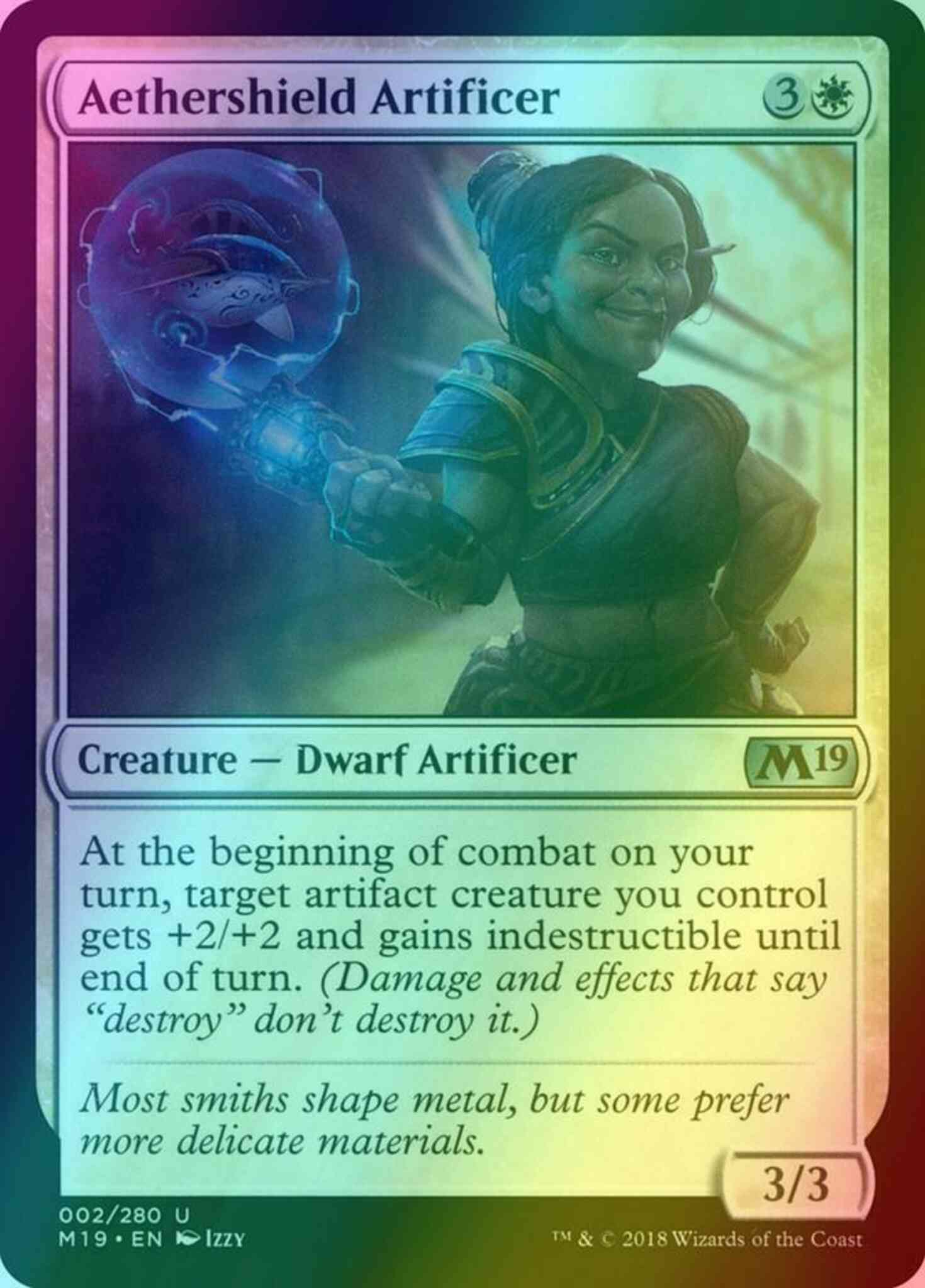 Aethershield Artificer [Core Set 2019] [Foil]