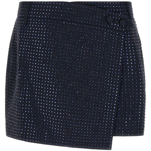 Pinko Soave Skirt With Rhinestones