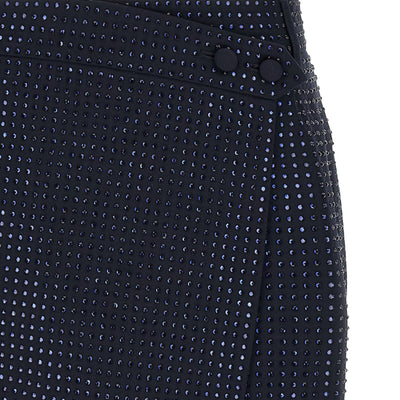 Pinko Soave Skirt With Rhinestones