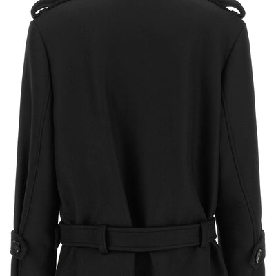 Pinko Double-breasted Belted Coat