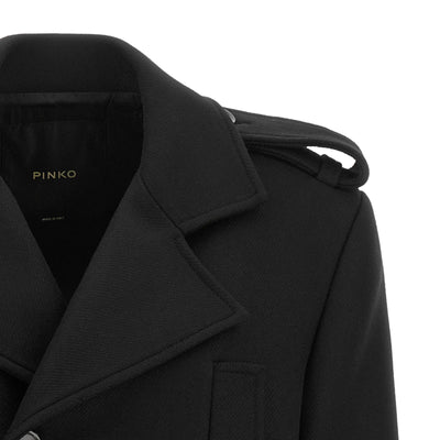 Pinko Double-breasted Belted Coat