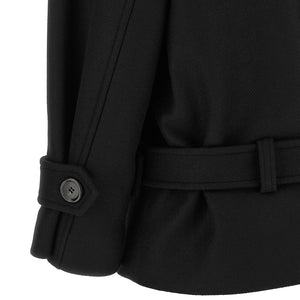 Pinko Double-breasted Belted Coat