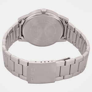 Enticer Men Quartz Black Dial Analog Stainless Steel Watch A492