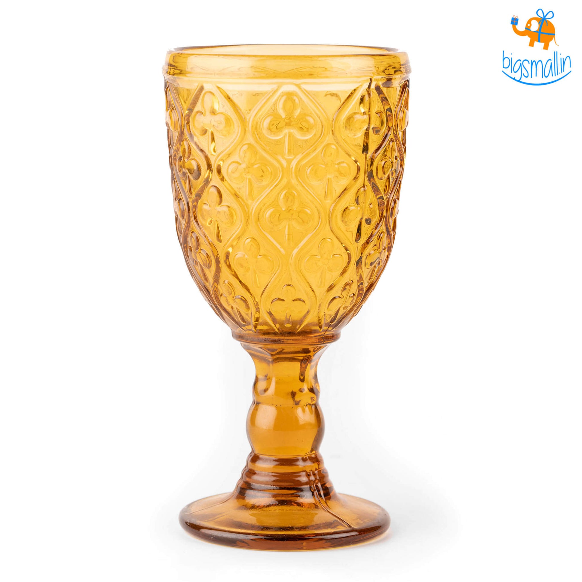 Amber Stem Glass - Set of 6