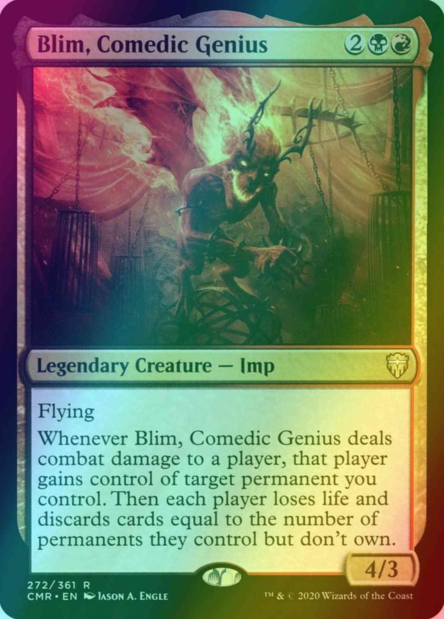 Blim, Comedic Genius [272] [Commander Legends] [Foil]