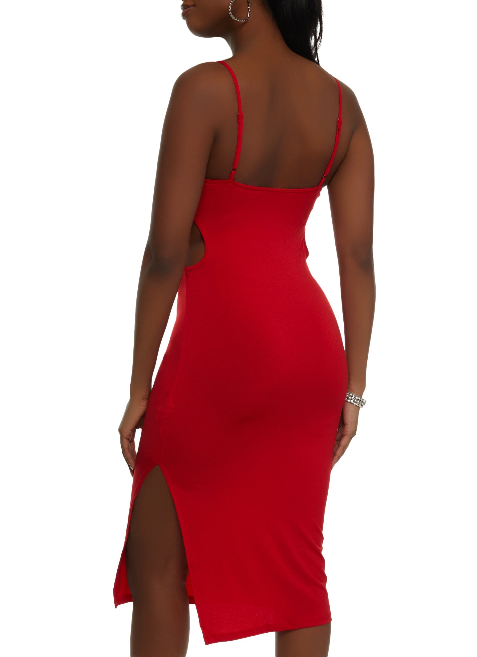 Cut Out Cami Midi Dress