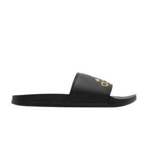 adidas Adilette Comfort Slides Core Black Gold Metallic