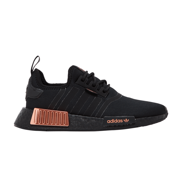 adidas NMD R1 Core Black Rose Gold Metallic (Women's)
