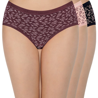 Print Low Rise Hipster Panties (Pack of 3)