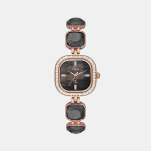 Fria Women Quartz Mother Of Pearl Dial Analog Brass Watch TWEL17103