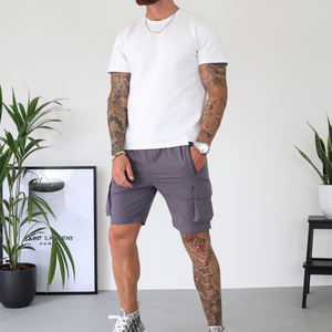 CAPO Lightweight Dark Grey Cargo Shorts