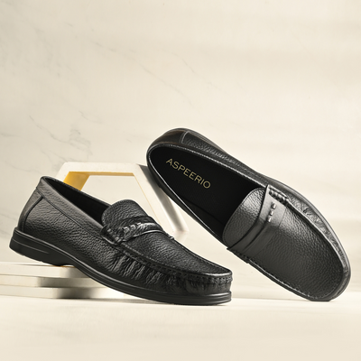 Nova Buckled Loafers by Aspeerio