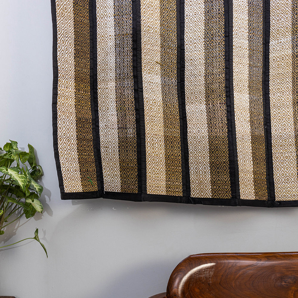 Beige - Madur Grass Window Curtain of Midnapore (5 x 4 feet)