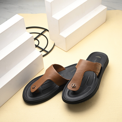 Comet Leather Slippers by Aspeerio