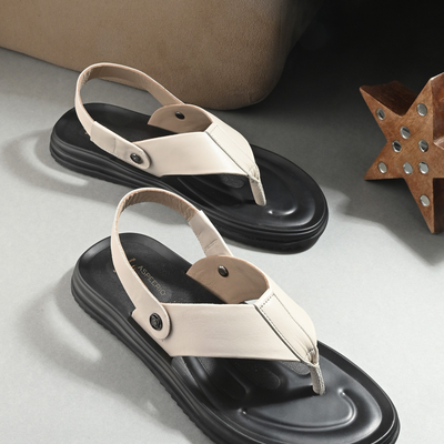 Comet Leather Sandals by Aspeerio
