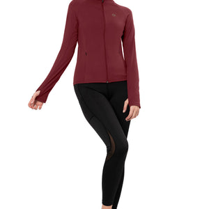 Energize Performance Full Sleeve Active Jacket - Chocolate Truffle