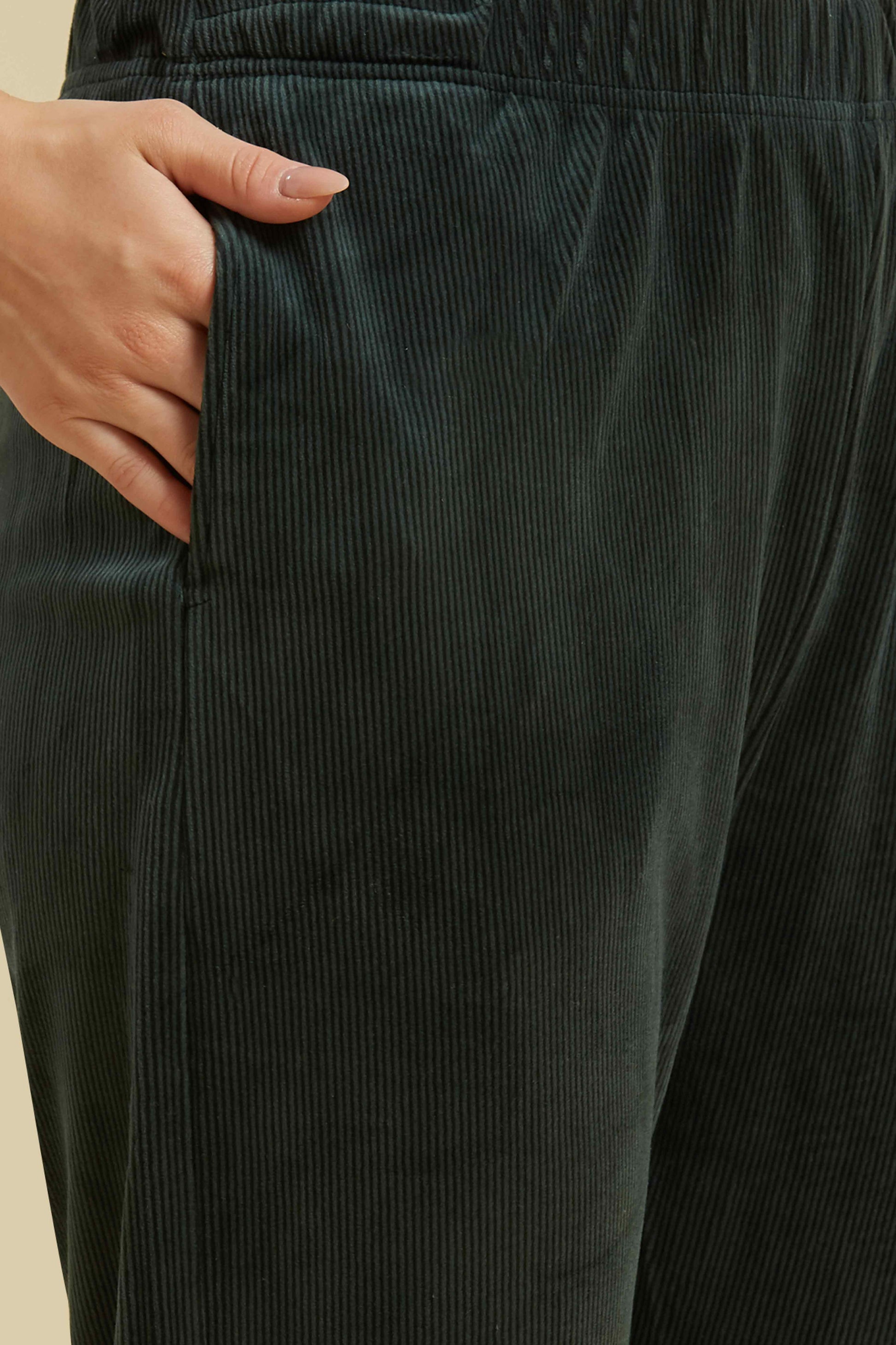 green-embroidered-velvet-front-slit-top-bottom-set