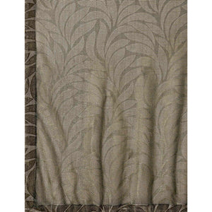 Mehendi Green Floral Printed Rayon Saree