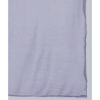 Lavender Solid Lycra Crush Saree