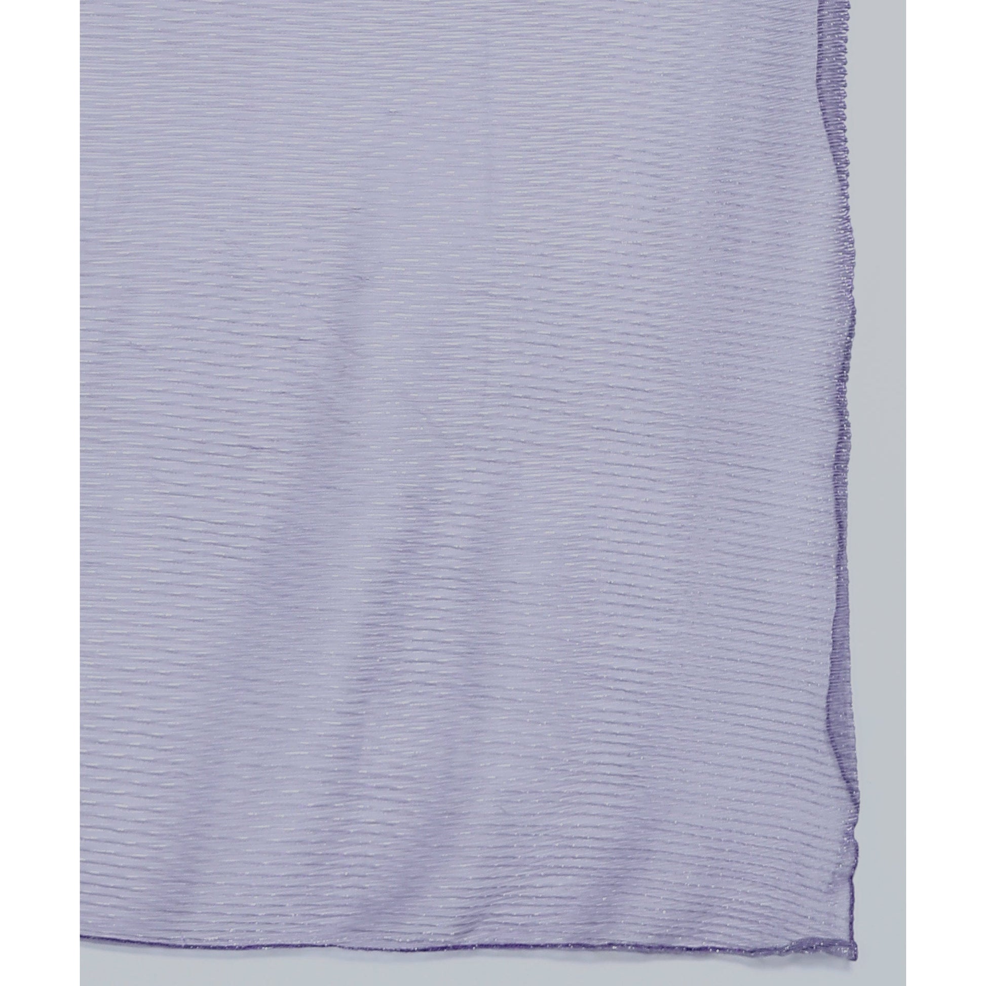 Lavender Solid Lycra Crush Saree