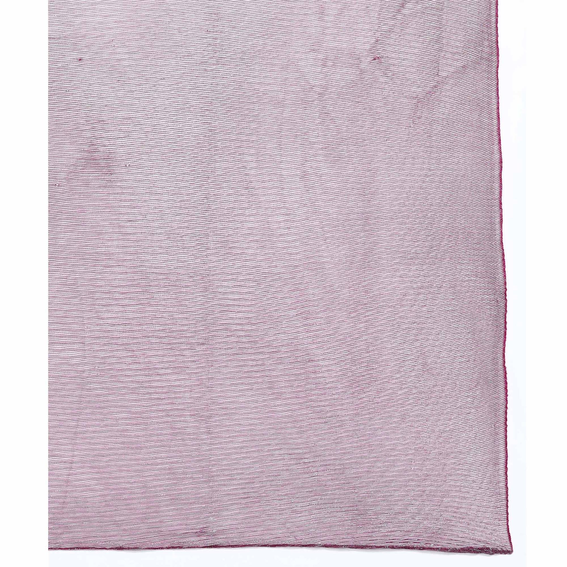 Dark Mauve Solid Lycra Crush Saree