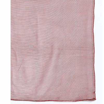 Maroon Solid Lycra Crush Saree