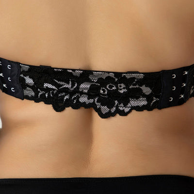 Femme Lace Padded Wired Multiway Bra - Black
