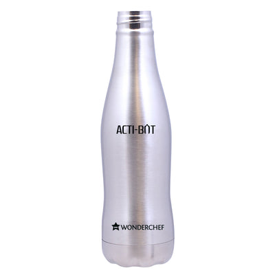 Acti-Bot Stainless Steel Single Wall Water Bottle 900ml.