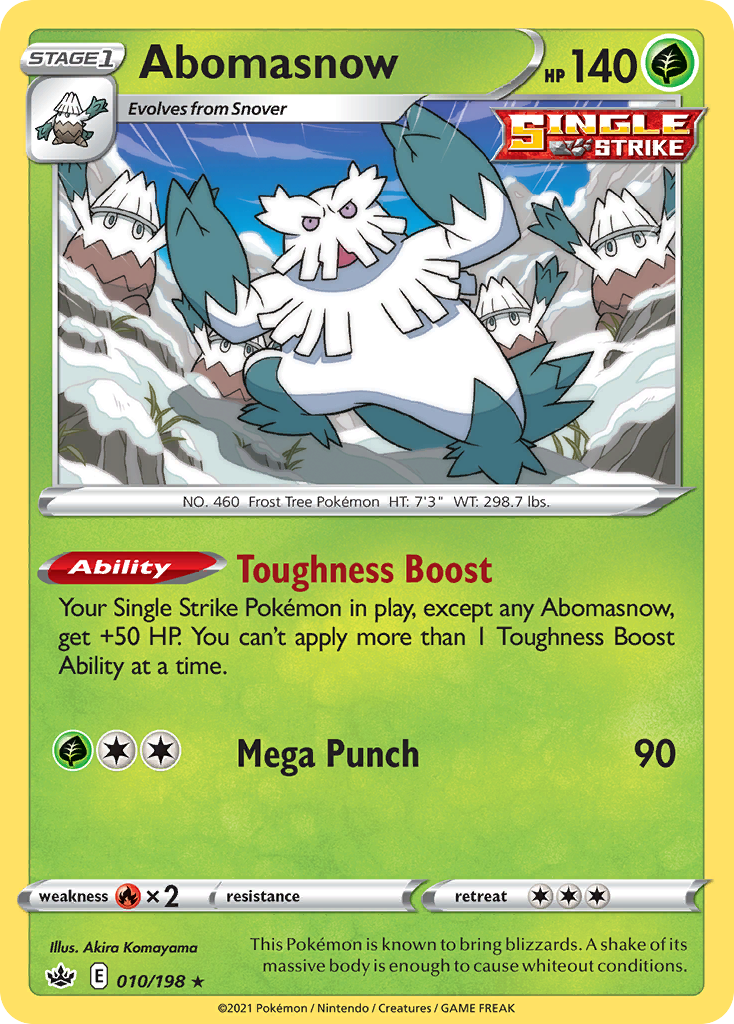 Abomasnow - 010/198 - Rare