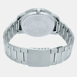 Enticer Men Quartz Black Dial Analog Stainless Steel Watch A1361