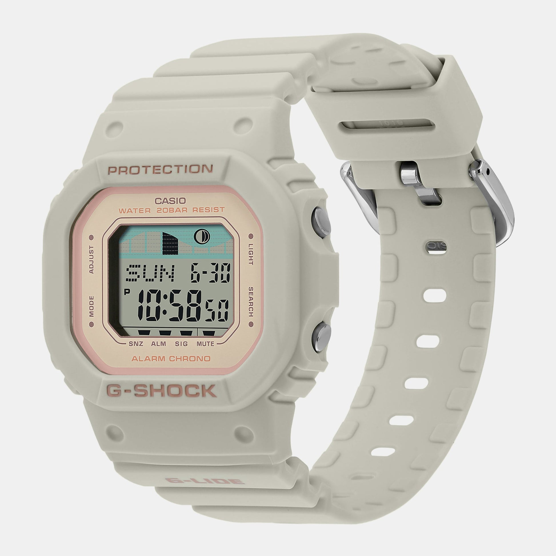 G-Shock Women Women Quartz Rose Gold Dial Digital Resin Watch G1399