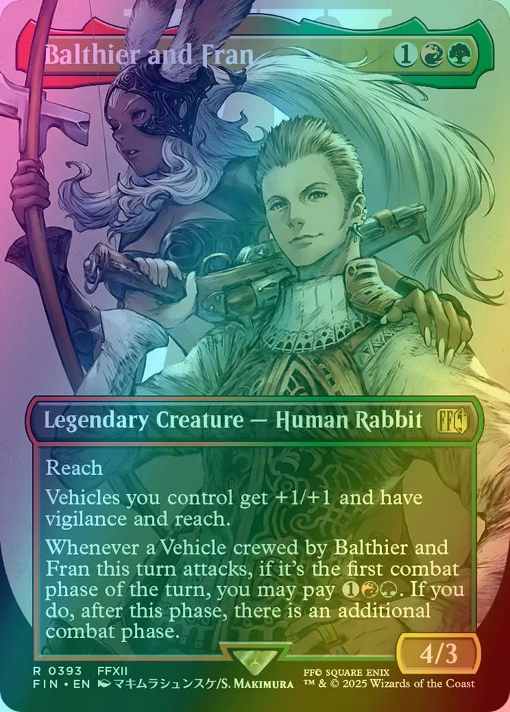 Balthier and Fran [393] [Borderless] [Character] [FINAL FANTASY] [Foil]