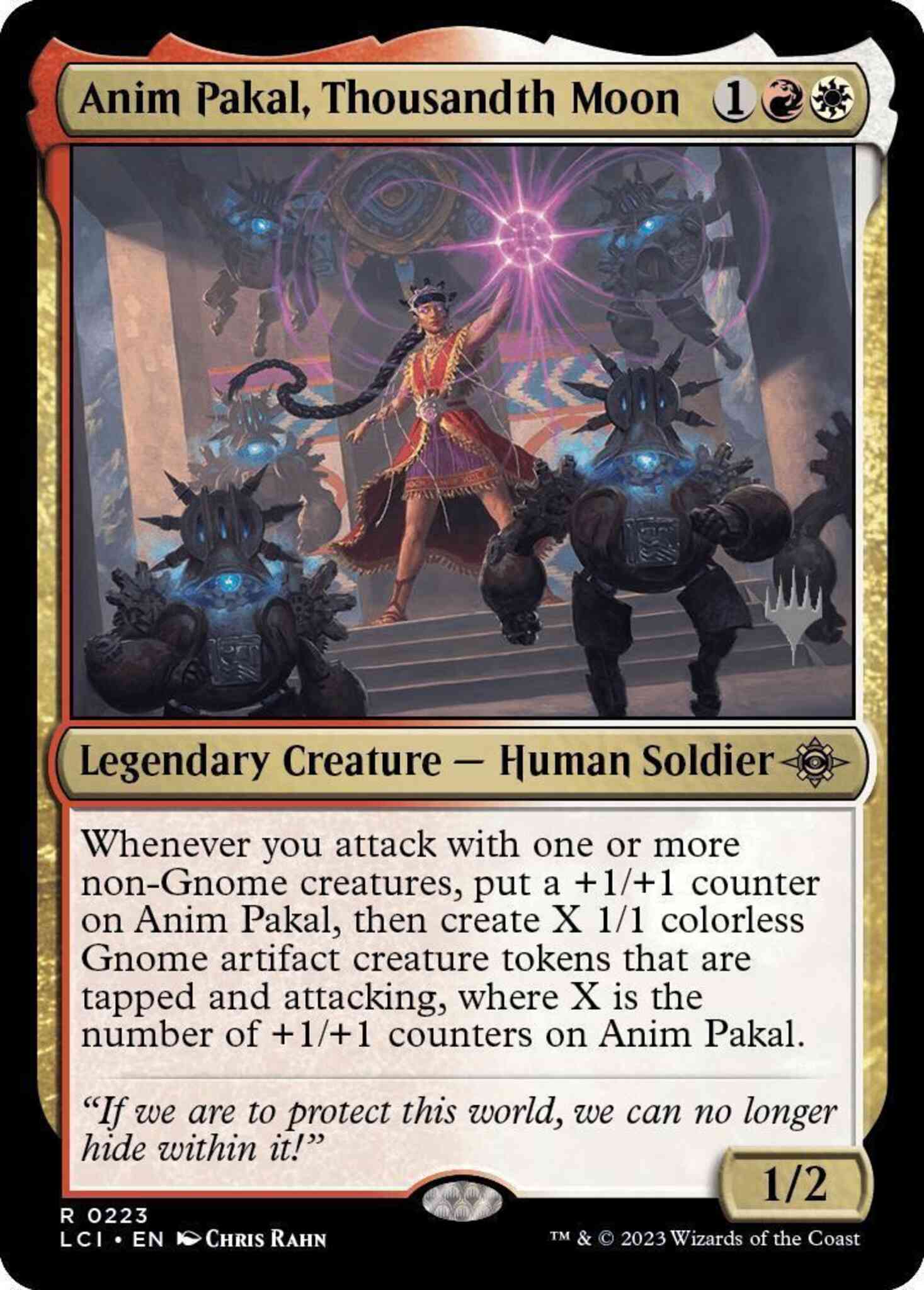Anim Pakal, Thousandth Moon [223p] [Promo Pack] [The Lost Caverns of Ixalan: Promos] [Non-Foil]