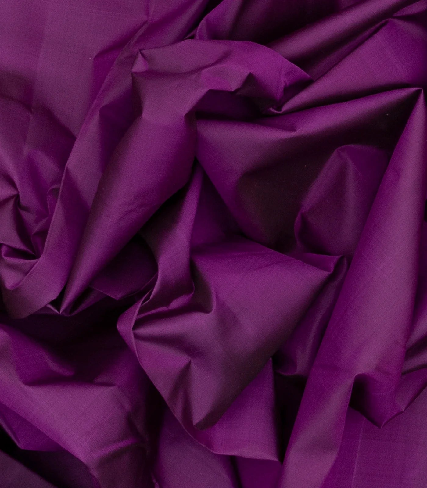 Purple Handloom Kanchipuram Silk Saree With Bird Motifs