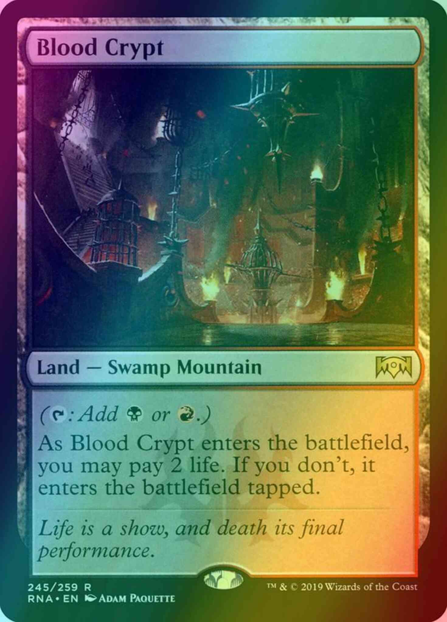 Blood Crypt [245] [Ravnica Allegiance] [Foil]