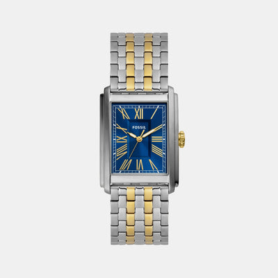Carraway Men Quartz Blue Dial Analog Stainless Steel Watch FS6010