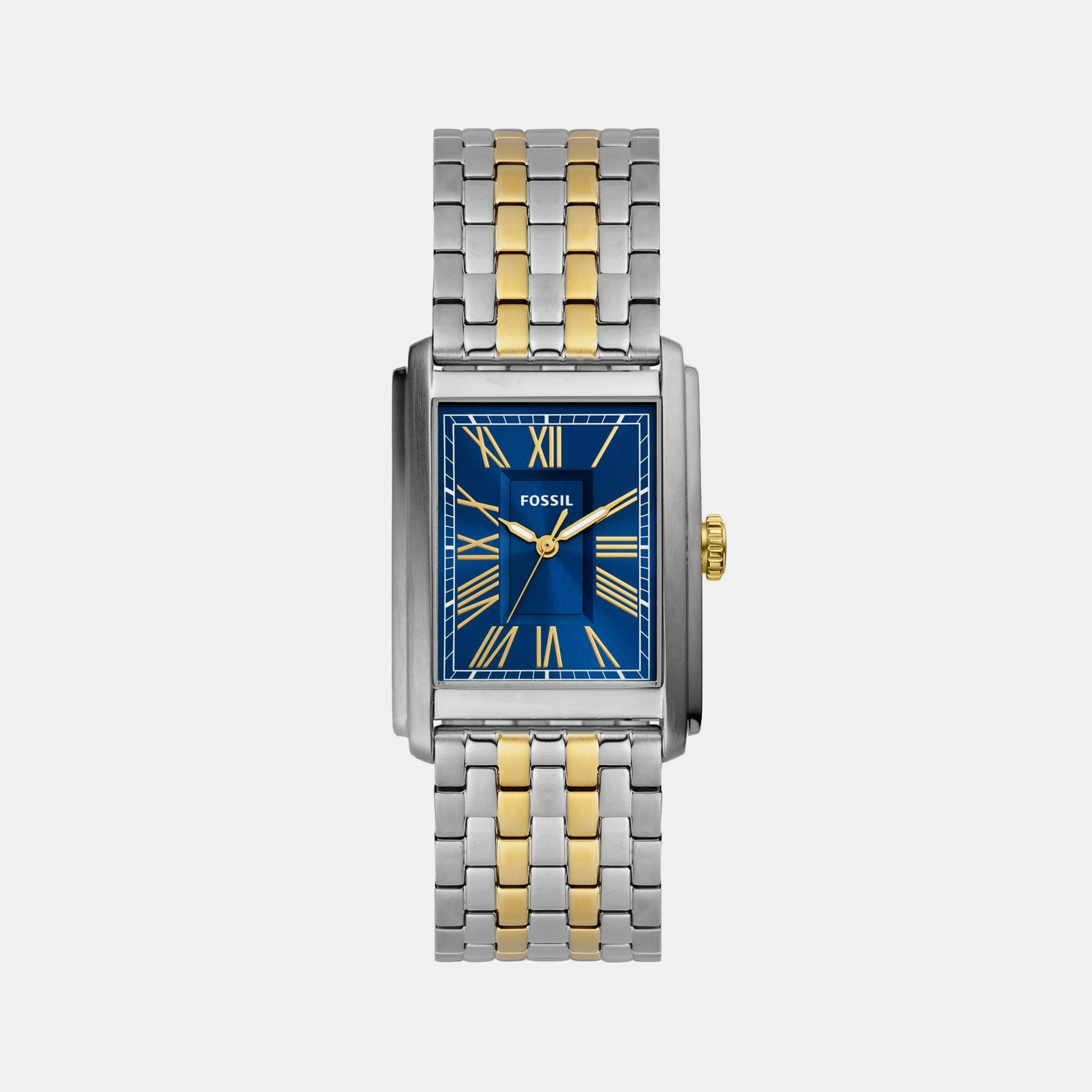 Carraway Men Quartz Blue Dial Analog Stainless Steel Watch FS6010