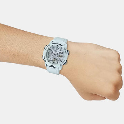 G-Shock Men Quartz White Dial Analog-Digital Resin Watch G971