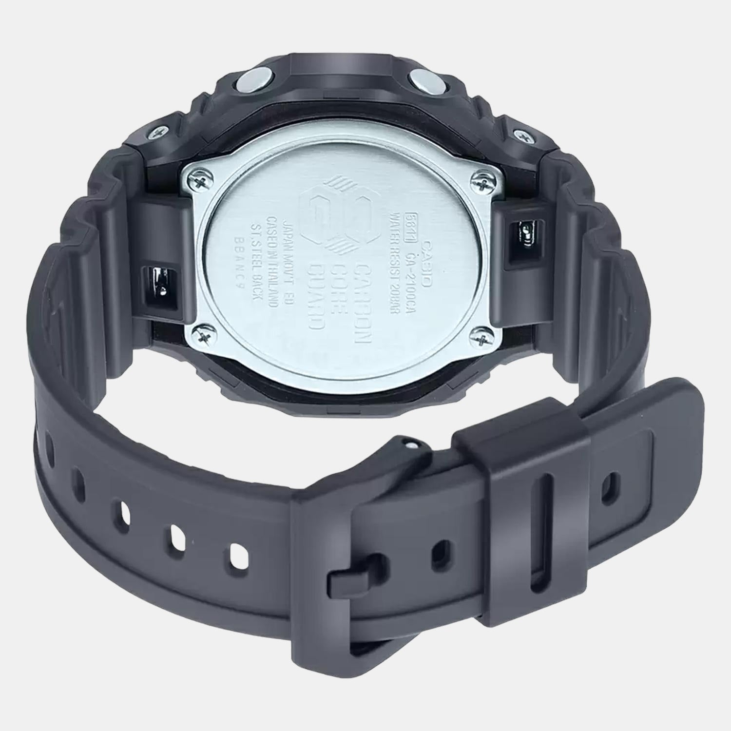 G-Shock Men Quartz Black Dial Analog-Digital Resin Watch G1212
