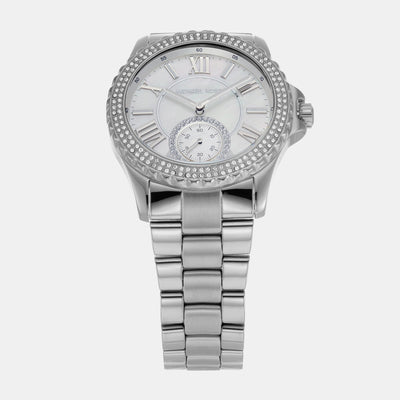 Everest Women Quartz Silver Dial Analog Stainless Steel Watch MK7403