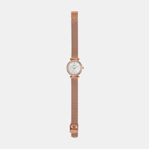 Carlie Women Quartz Silver Dial Analog Stainless Steel Watch ES5314SET