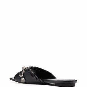 Balenciaga Cagole leather sandals