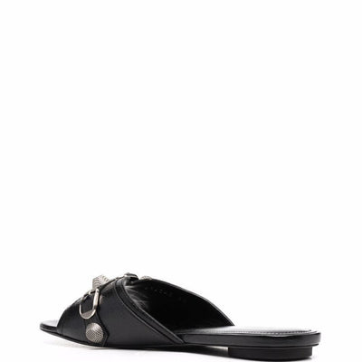 Balenciaga Cagole leather sandals