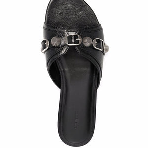 Balenciaga Cagole leather sandals