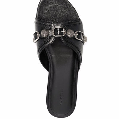 Balenciaga Cagole leather sandals