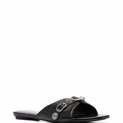 Balenciaga Cagole leather sandals