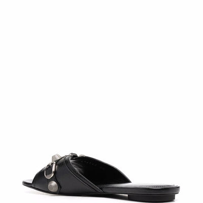 Balenciaga Cagole leather sandals