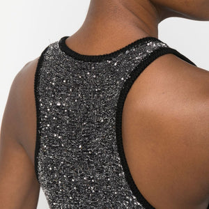 Fabiana Filippi Sequin tank top