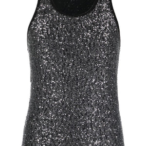 Fabiana Filippi Sequin tank top