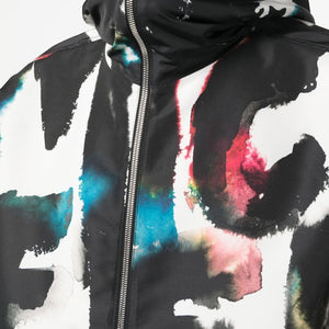 Alexander McQueen Graffiti-print Hooded Windbreaker